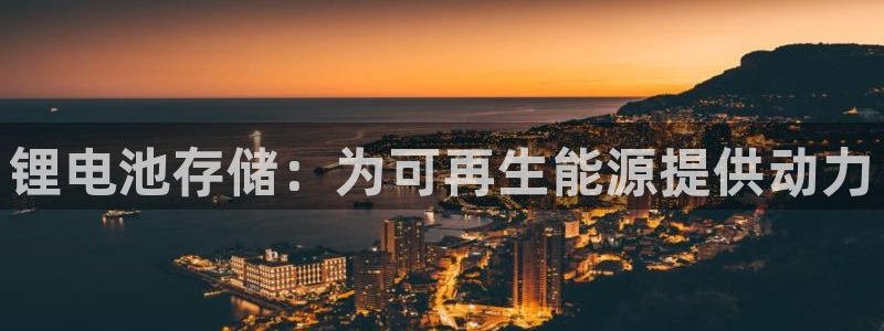 怎样能成为尊龙凯时平台的会员：锂电池存储：为可再生能源提供动力